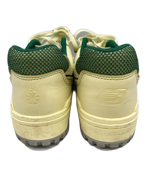 NEW BALANCE（ニューバランス）NEW BALANCE (ニューバランス) Aime Leon Dore (エメ レオン ドレ) スニーカー アイボリー×グリーン サイズ:29の古着・服飾アイテム