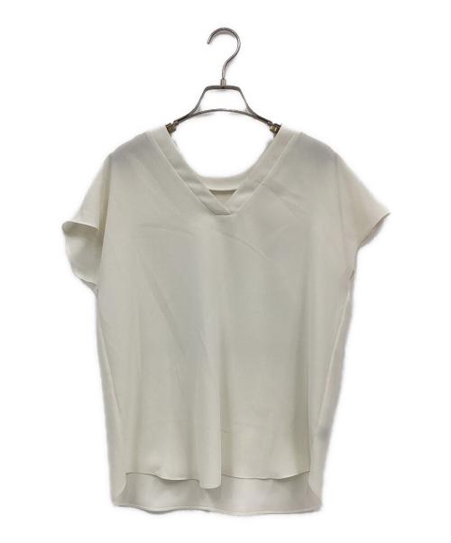 theory（セオリー）theory (セオリー) Vネックブラウス ホワイト サイズ:Pの古着・服飾アイテム