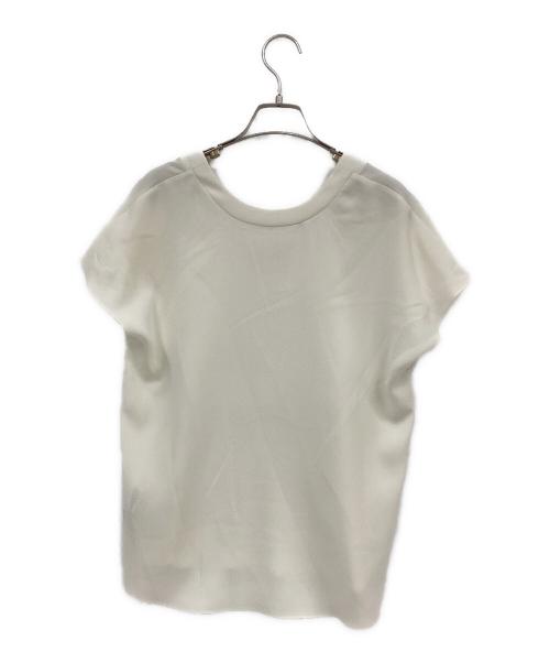 theory（セオリー）theory (セオリー) Vネックブラウス ホワイト サイズ:Pの古着・服飾アイテム