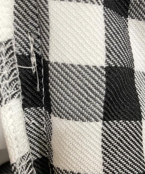 BLACK COMME des GARCONS（ブラックコムデギャルソン）BLACK COMME des GARCONS (ブラックコムデギャルソン) エステルギンガムチェック ジャケット (製品後加工) ブラック サイズ:XSの古着・服飾アイテム