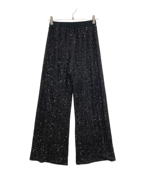 MAISON SPECIAL（メゾンスペシャル）MAISON SPECIAL (メゾンスペシャル) スパンコールイージーパンツ ブラック サイズ:Mの古着・服飾アイテム