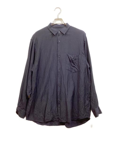 COMOLI（コモリ）COMOLI (コモリ) ウールシルク コモリシャツ ネイビー サイズ:4の古着・服飾アイテム