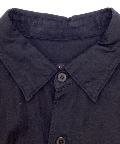 COMOLI（コモリ）COMOLI (コモリ) ウールシルク コモリシャツ ネイビー サイズ:4の古着・服飾アイテム