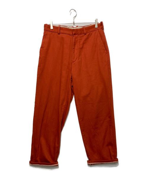 NICENESS（ナイスネス）NICENESS (ナイスネス) SHORTER カラースラックス レッド サイズ:Lの古着・服飾アイテム