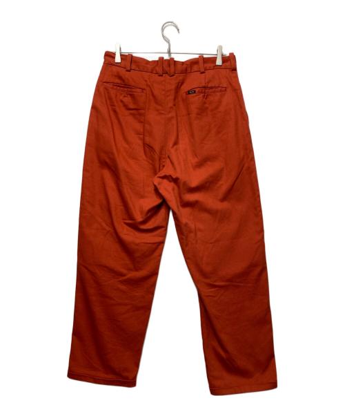 NICENESS（ナイスネス）NICENESS (ナイスネス) SHORTER カラースラックス レッド サイズ:Lの古着・服飾アイテム