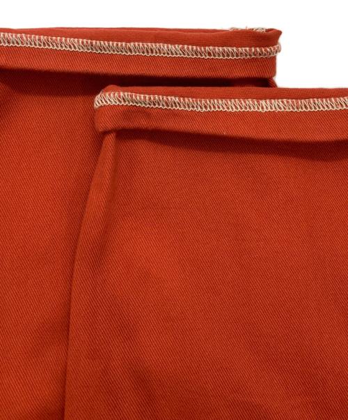 NICENESS（ナイスネス）NICENESS (ナイスネス) SHORTER カラースラックス レッド サイズ:Lの古着・服飾アイテム