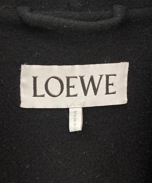LOEWE（ロエベ）LOEWE (ロエベ) ウールカシミヤローブコート ブラック サイズ:Sの古着・服飾アイテム