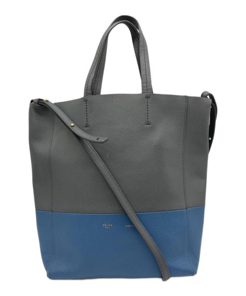 CELINE（セリーヌ）CELINE (セリーヌ) 2WAYトートバッグ グレーの古着・服飾アイテム