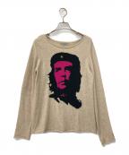 QUEENE AND BELLEクイーンアンドベル）の古着「カシミヤニット」｜ベージュ