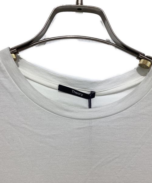 theory（セオリー）theory (セオリー) Apex Tee Pure Tiny Tee LS 2 J ホワイト サイズ:S 未使用品の古着・服飾アイテム
