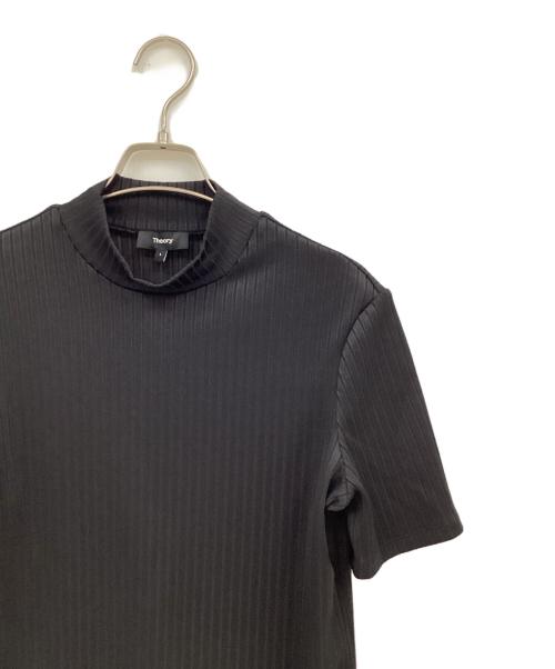 theory（セオリー）theory (セオリー) Shine Rib SS Rib Mocknk ブラック サイズ:Lの古着・服飾アイテム