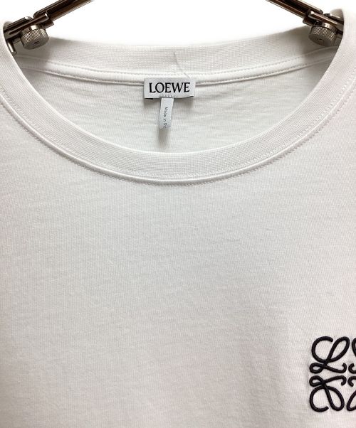 LOEWE（ロエベ）LOEWE (ロエベ) アナグラムTシャツ ホワイト サイズ:Lの古着・服飾アイテム