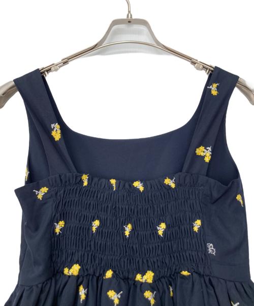bibiy（ビビィ）bibiy (ビビィ) B. FLOWER DRESS ネイビー サイズ:Fの古着・服飾アイテム