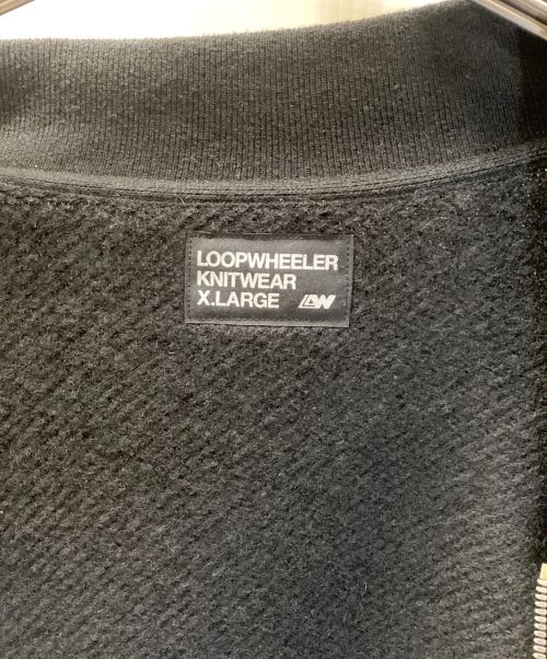 LOOPWHEELER（ループウィラー）LOOPWHEELER (ループウィラー) MA-1タイプカシミヤジャケット ブラック サイズ:XLの古着・服飾アイテム