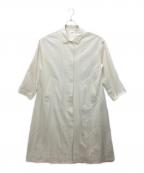emmiエミ）の古着「リネンステンカラーコート」｜ホワイト