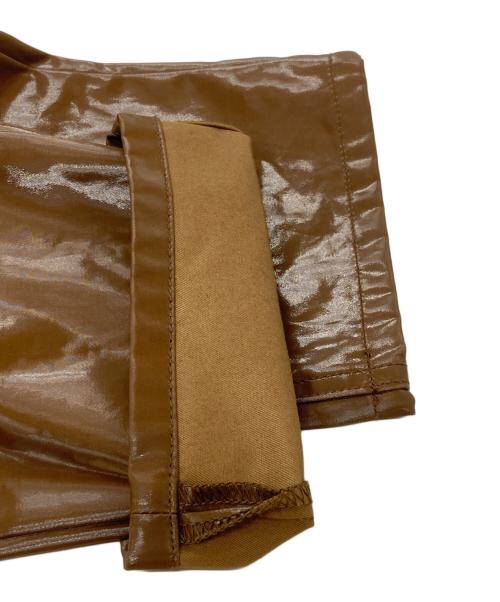 JOHN LAWRENCE SULLIVAN（ジョン ローレンス サリバン）JOHN LAWRENCE SULLIVAN (ジョン ローレンス サリバン) COATED COTTON SWITCHING PANTS ブラウン サイズ:44の古着・服飾アイテム