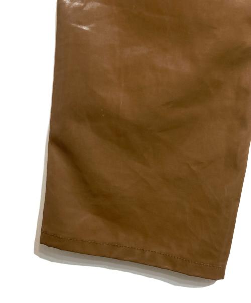 JOHN LAWRENCE SULLIVAN（ジョン ローレンス サリバン）JOHN LAWRENCE SULLIVAN (ジョン ローレンス サリバン) COATED COTTON SWITCHING PANTS ブラウン サイズ:44の古着・服飾アイテム