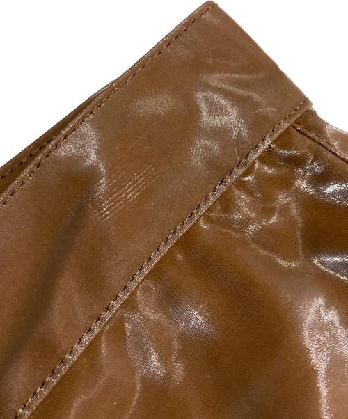 JOHN LAWRENCE SULLIVAN（ジョン ローレンス サリバン）JOHN LAWRENCE SULLIVAN (ジョン ローレンス サリバン) COATED COTTON SWITCHING PANTS ブラウン サイズ:44の古着・服飾アイテム