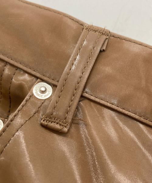 JOHN LAWRENCE SULLIVAN（ジョン ローレンス サリバン）JOHN LAWRENCE SULLIVAN (ジョン ローレンス サリバン) COATED COTTON SWITCHING PANTS ブラウン サイズ:44の古着・服飾アイテム