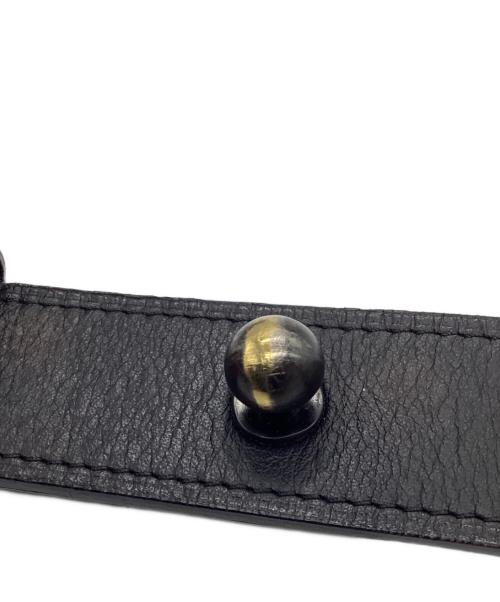 LOEWE（ロエベ）LOEWE (ロエベ) レザーベルト ブラックの古着・服飾アイテム