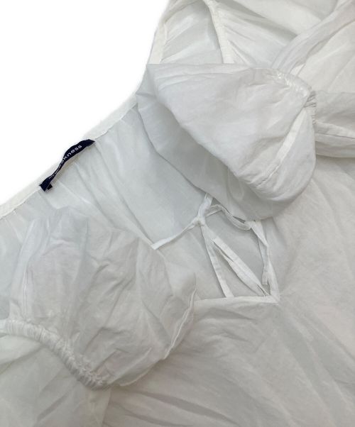 my weakness（マイ ウィークネス）my weakness (マイ ウィークネス) スモックブラウス ホワイト サイズ:Fの古着・服飾アイテム