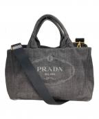 PRADAプラダ）の古着「2WAYトートバッグ」｜ブラック