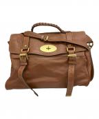 MULBERRYマルベリー）の古着「アレクサ2WAYバッグ」｜ブラウン