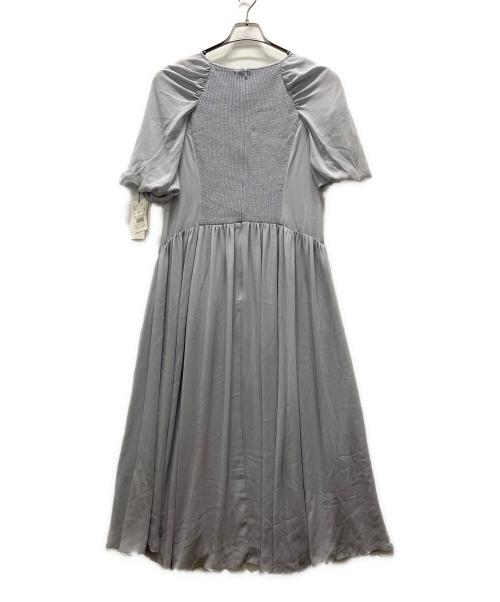 Snidel（スナイデル）Snidel (スナイデル) ニットドッキングボリュームスリーブワンピース ラベンダー サイズ:1の古着・服飾アイテム