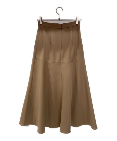 Sov.（ソブ）Sov. (ソブ) ニットフレアースカート ベージュ サイズ:36の古着・服飾アイテム