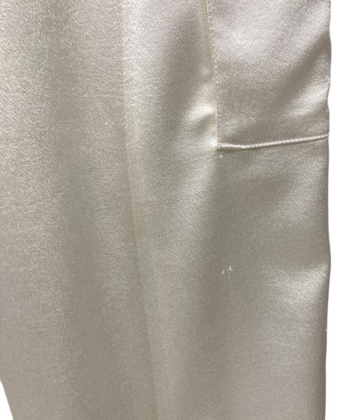 Noble（ノーブル）Noble (ノーブル) クレーターサテンカーゴパンツ ホワイト サイズ:38の古着・服飾アイテム