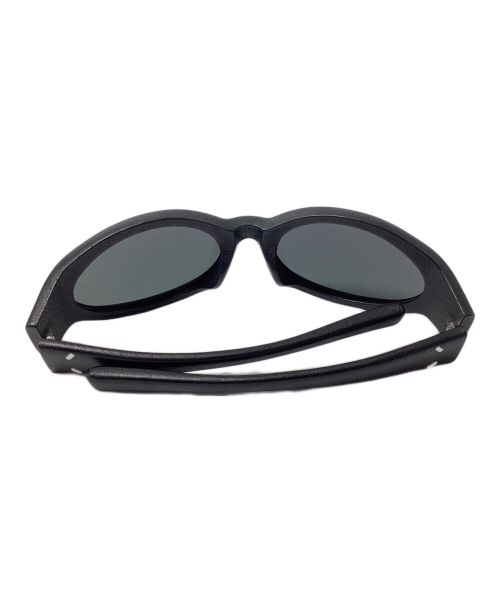 Maison Margiela（メゾンマルジェラ）Maison Margiela (メゾンマルジェラ) GENTLE MONSTER (ジェントルモンスター) MM104 LEATHER ブラック サイズ:59□19-122の古着・服飾アイテム