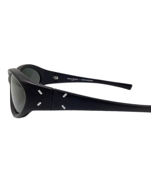 Maison Margiela（メゾンマルジェラ）Maison Margiela (メゾンマルジェラ) GENTLE MONSTER (ジェントルモンスター) MM104 LEATHER ブラック サイズ:59□19-122の古着・服飾アイテム