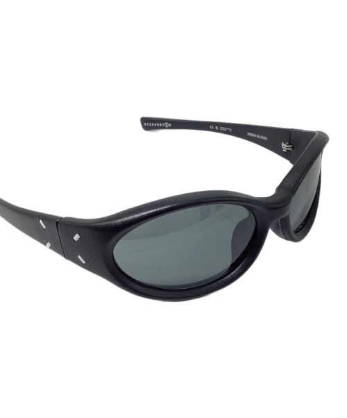 Maison Margiela（メゾンマルジェラ）Maison Margiela (メゾンマルジェラ) GENTLE MONSTER (ジェントルモンスター) MM104 LEATHER ブラック サイズ:59□19-122の古着・服飾アイテム