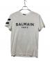 BALMAIN（バルマン）の古着「ロゴプリントTシャツ」｜ホワイト