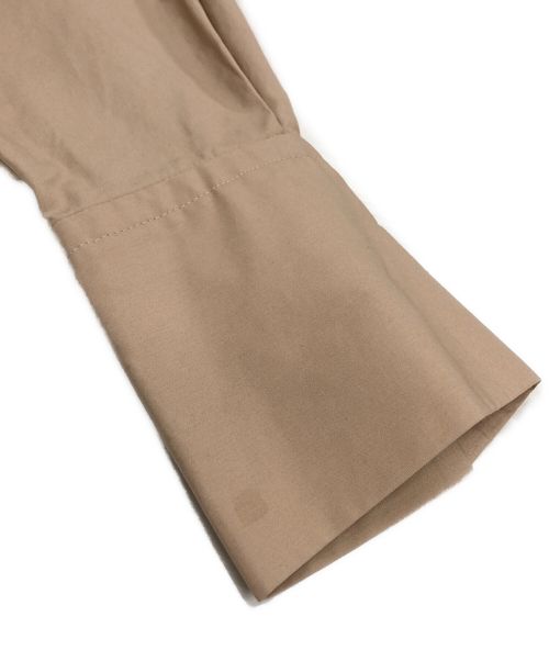 CURRENTAGE（カレンテージ）CURRENTAGE (カレンテージ) コットンボウタイシャツワンピース ベージュ サイズ:-の古着・服飾アイテム