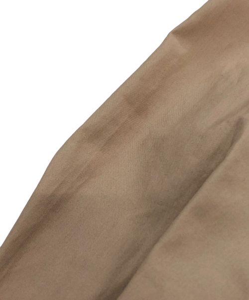 CURRENTAGE（カレンテージ）CURRENTAGE (カレンテージ) コットンボウタイシャツワンピース ベージュ サイズ:-の古着・服飾アイテム