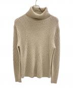 1piu1uguale3ウノピュウノウグァーレトレ）の古着「CASH WOOL ZIGZAG TURTLE」｜ベージュ