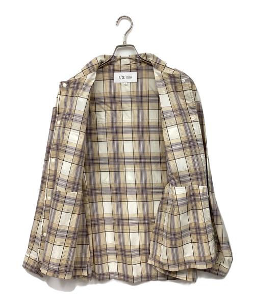 F/CE.（エフシーイー）F/CE. (エフシーイー) チェッククライマーシャツ ベージュ サイズ:Lの古着・服飾アイテム