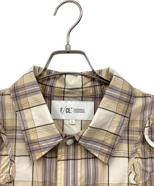 F/CE.（エフシーイー）F/CE. (エフシーイー) チェッククライマーシャツ ベージュ サイズ:Lの古着・服飾アイテム