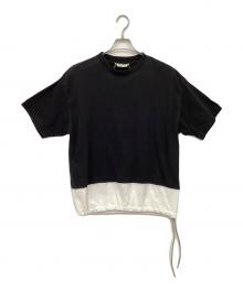 MARNI（マルニ）の古着「バイカラークルーネックTシャツ」｜ブラック×ホワイト
