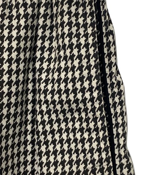 BALENCIAGA（バレンシアガ）BALENCIAGA (バレンシアガ) ハウンドトゥースチェックロングパンツ ブラウン サイズ:46の古着・服飾アイテム