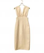 Whim Gazetteウィムガゼット）の古着「Vジャンスカワンピース」｜オフホワイト