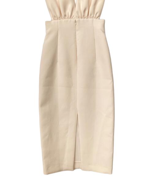 Whim Gazette（ウィムガゼット）Whim Gazette (ウィムガゼット) Vジャンスカワンピース オフホワイト サイズ:36の古着・服飾アイテム