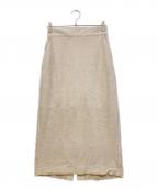 onitオニット）の古着「パイルタイトスカート」｜ベージュ