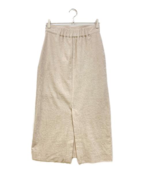 onit（オニット）onit (オニット) パイルタイトスカート ベージュ サイズ:2の古着・服飾アイテム