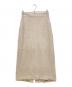 onit（オニット）の古着「パイルタイトスカート」｜ベージュ