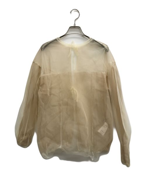 MAISON SPECIAL（メゾンスペシャル）MAISON SPECIAL (メゾンスペシャル) 2way Tulle Frill Top ベージュ サイズ:FREEの古着・服飾アイテム