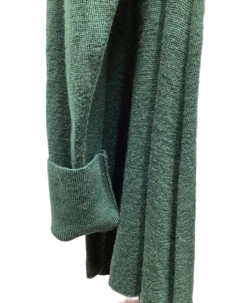 ENFOLD（エンフォルド）ENFOLD (エンフォルド) ドッキングニット グリーン×グレー サイズ:38の古着・服飾アイテム