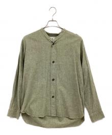 MHL（マーガレットハウエル）の古着「COTTON LINEN CHAMBRAY」｜グリーン