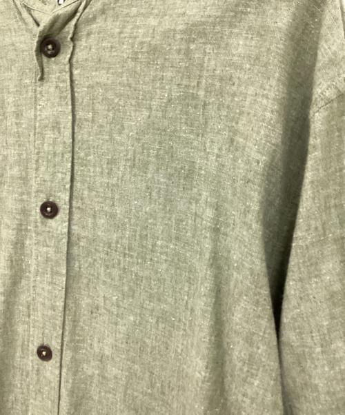 MHL（マーガレットハウエル）MHL (マーガレットハウエル) COTTON LINEN CHAMBRAY グリーン サイズ:Mの古着・服飾アイテム